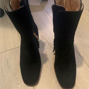 Free People Black Ankle Booties